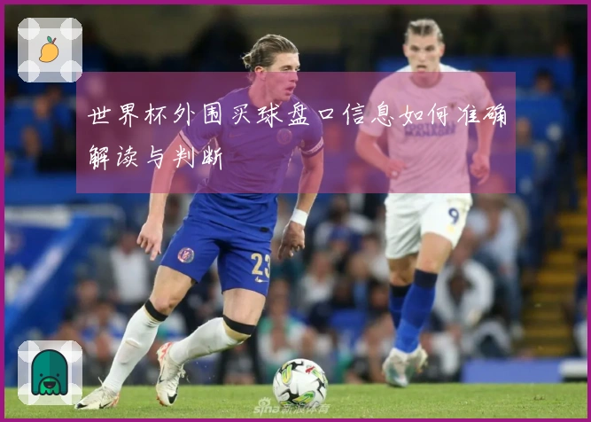 世界杯外围买球盘口信息如何准确解读与判断